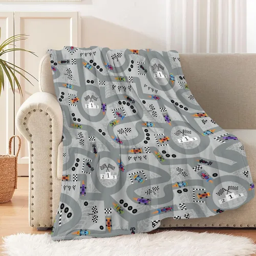 Miniatura 21 de Manta de franela súper suave y ligera para niños, adultos, adecuada para sofá, cama, campamento, viajes, todas las estaciones, 30 x 40 pulgadas