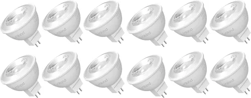 Miniatura 11 de Linkind Bombilla LED MR16 regulable, GU5.3 con base de dos pines GU5.3, 6.5 W (equivalente a 70 W) 3000 K blanco cálido 640 lm MR16, luces