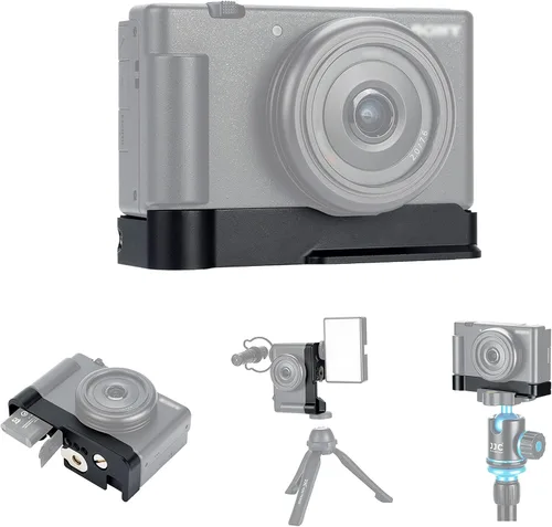ZV-1F ZV1F Soporte de extensión de agarre de metal para cámara con soporte de zapata fría para Sony ZV-1F ZV-1II (no para ZV-1), accesorio