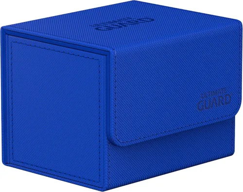 Miniatura 27 de Ultimate Guard Sidewinder 100+, caja de cubierta para 100 tarjetas TCG de doble manga, gris, cierre magnético y forro interior de microfibra para un