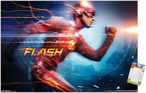 Miniatura 10 de DC Comics Arrowverse The Flash - Póster de pared Speed Force, 22.4 pulgadas de largo x 14.7 W, versión premium sin marco
