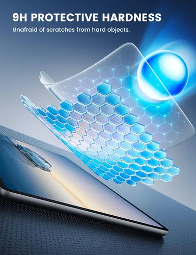 Miniatura 4 de Lamicall Protector de pantalla para Tesla Model Y Juniper 2025 y Model 3 (2024-2026) de 15.4 pulgadas, antiarañazos y huellas dactilares, paquete