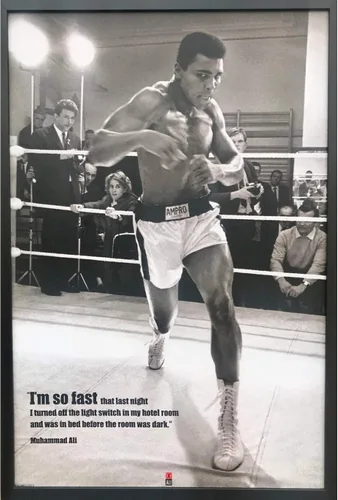 Miniatura 10 de Lentics - Cuadro enmarcado Ali vs Tyson