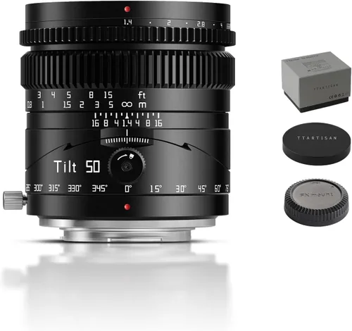 Miniatura 15 de TTARTISAN Lente inclinable de 1.969 in f1.4 de marco completo, enfoque manual, lente vertical, cámara sin espejo de gran apertura compatible