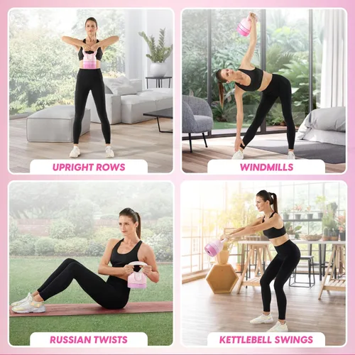 Miniatura 5 de Juegos de pesas rusas Yes4All - Juego de pesas rusas ajustables para entrenamiento de fuerza - Pesas rusas con peso ajustable para entrenamientos