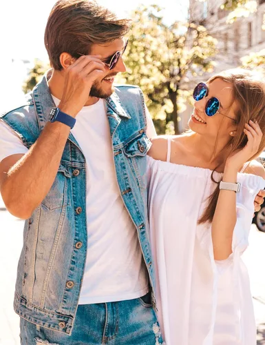 Miniatura 4 de TOYOUTHS - Correa deportiva de silicona con estilo bohemio y grabado de flores otoñales para mujer; correa de diseñador elegante, bonita y llamativa