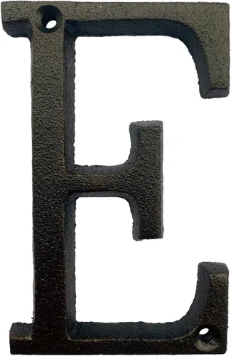Miniatura 9 de BetLight Número de casa de hierro fundido de 5.5 pulgadas de alto, números de dirección de casa sólidos, elegante acabado marrón negro, fácil