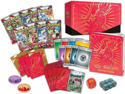 Miniatura 6 de Pokémon TCG: Estuche de Entrenador Élite Scarlet & Violet (Miraidon Púrpura o Koraidon Rojo, Color Aleatorio)