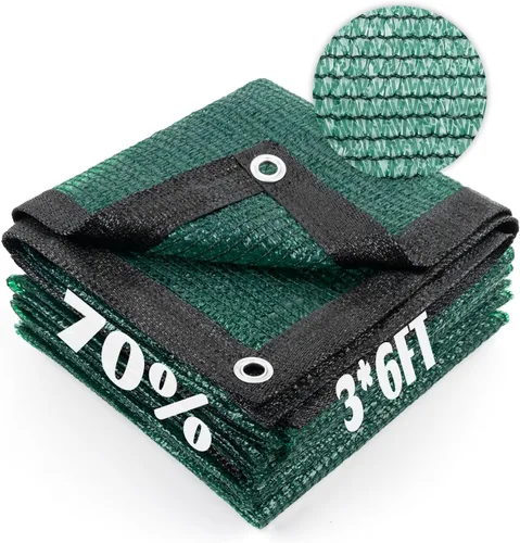 Miniatura 71 de Cool Area Lona de malla con ojales para cubierta de plantas, toldo de patio de 10 x 20 pies, para jardín, pérgola, invernadero, coche, granero, 55%
