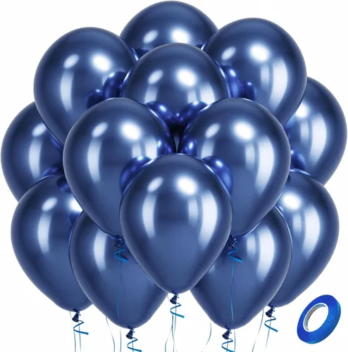 Miniatura 34 de Bezente - Globos de 12 pulgadas de látex con confeti para bodas, graduaciones, despedidas de soltera y cumpleaños, aptos para helio, dorado, 60