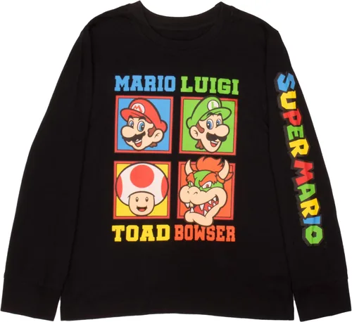 Miniatura 3 de Nintendo Kids Super Mario Bros Mario & Luigi Boys Long Sleeve 2-Pack T-Shirt Bundle Set for Boys