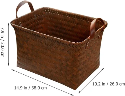 Miniatura 7 de Cabilock Contenedores de almacenamiento tejidos para el hogar, soporte resistente para ropa sucia para niños y niñas