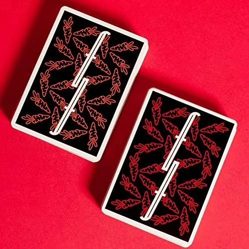 Miniatura 5 de MilesMagic Fontaine - Carrots Limited Carrots V3 Edition Cardistry Rare Deck de Zach Mueller con clip protector de tarjetas acrílico transparente