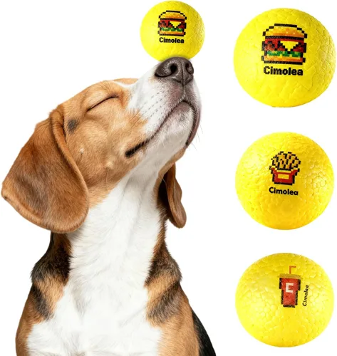 Miniatura 8 de Pelotas de tenis para perros, juguetes interactivos para perros masticadores agresivos, juguete indestructible para mantenerlos ocupados, juguetes