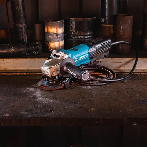 Miniatura 3 de Makita GA4595 Amoladora angular de alta potencia SJSII de 4-1/2", interruptor de paleta