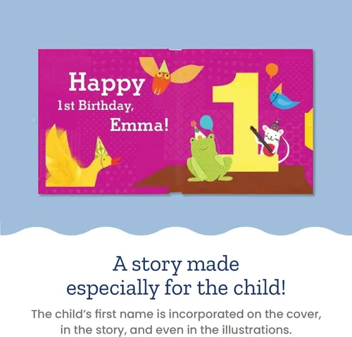 Miniatura 6 de El primer cumpleaños del bebé para niñas - Historia infantil personalizada - I See Me!