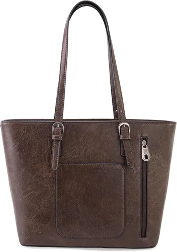 Miniatura 6 de Montana West Bolsa de mano para mujer, juego de bolso grande y bolsos de mano, colección en relieve, juego de 2 piezas