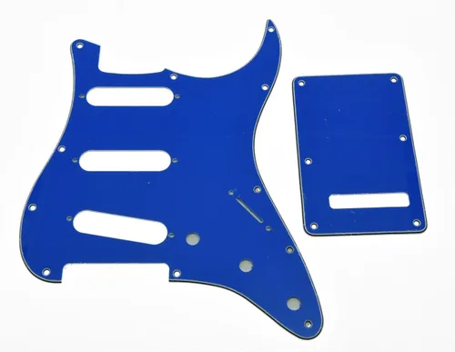 Miniatura 28 de KAISH - Golpeador de 11 agujeros estilo ST/Strat SSS con placa trasera ST y cubierta de trémolo para Stratocaster de EE. UU./México/Strat en perla
