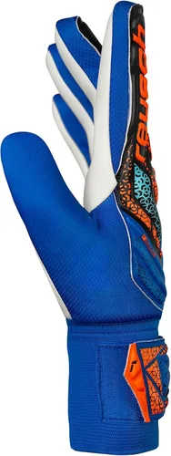 Miniatura 3 de Reusch Attrakt Starter - Guantes sólidos para portero juvenil, transpirables, duraderos, para césped artificial y superficies duras, juveniles Azul