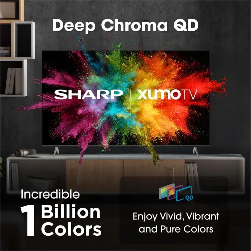 Miniatura 3 de Sharp 4TC50HP7050U 50 pulgadas Clase Aquos QLED 4K Ultra HD Xumo Smart TV