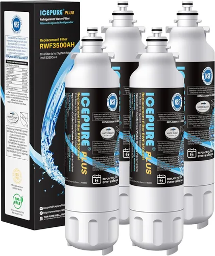 Miniatura 13 de ICEPURE Filtro de agua para refrigerador ADQ73613401 compatible con LG LT800P, LT800PC, ADQ736134, ADQ73613402, ADQ75795104, Kenmore 9490
