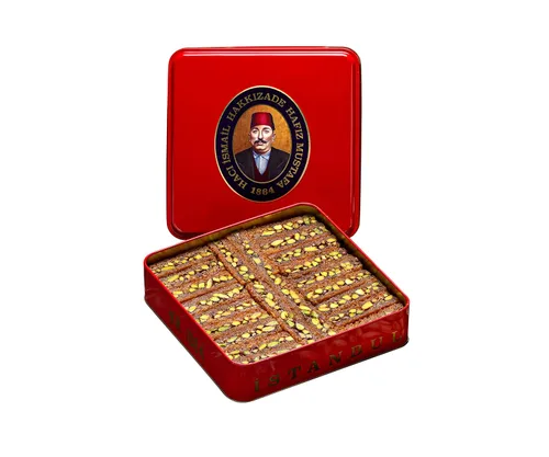 Miniatura 57 de Hafiz Mustafa 1864 Istanbul Baklava - Caja de pastelería - Bocadillos de postre de Baklava horneados hechos de hojas de masa filo fresca, pistacho