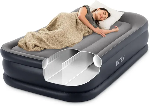 Miniatura 7 de Intex Pillow Dura-Beam Series Rest Airbed elevado con bomba interna (modelo 2020)