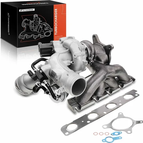 A-Premium Turbocompresor turbo completo con kit de juntas compatible con modelos Audi y Volkswagen - para Tiguan, para Jetta, A3, Q3, A3/Q3 Quattro,