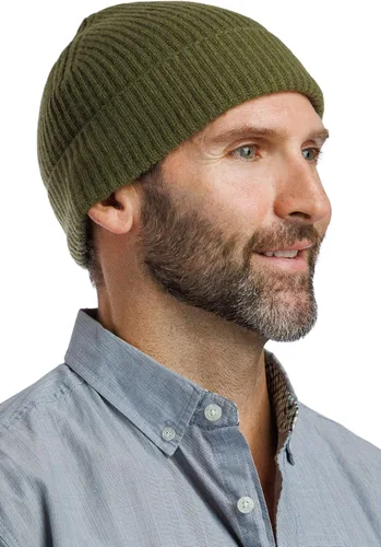 Miniatura 26 de Fishers Finery Sombrero con puños acanalados de cachemira 100% pura para hombre; ultra felpa