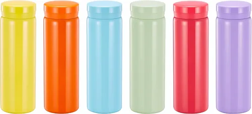 Miniatura 27 de Mini Thermos Bonita Botella de Agua - Matraz Pequeño Diminuto Aislado al Vacío de Acero Inoxidable 18/10 de 7 oz - A Prueba de Fugas y Derrames