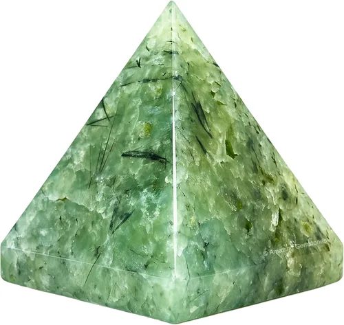 Miniatura 26 de Piedras Curativas de Cristal de Pirámide de Cuarzo Claro de Amazing Gemstone - Figura de Gran Pirámide de 2" de Piedra Natural para Meditación