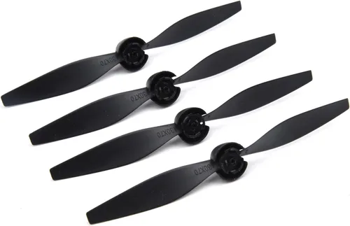 YoungRC Hélices de repuesto RC con ahorradores de hélice y adaptadores Hélices de avión RC para TR-C385 4 canales TR-C285G RC Airplane (4PCS)