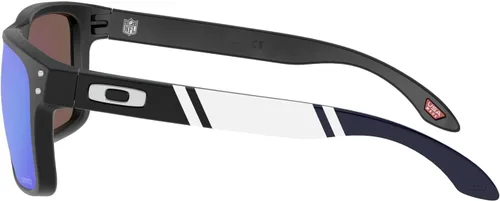 Miniatura 4 de Oakley Mens OO9102 Holbrook NFL Collection Square Sunglasses Negro/Lente Etch/Prizm Sapphire