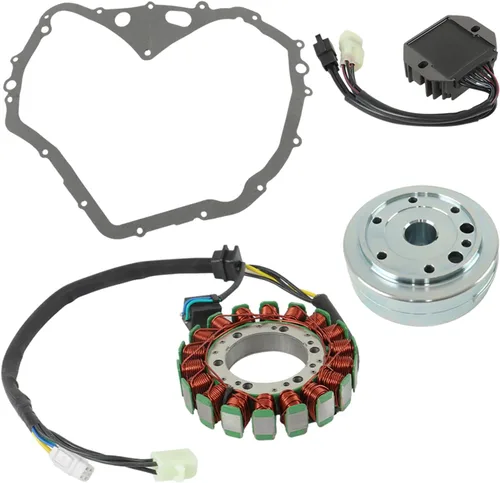 labwork Kit de Regulador Estator Rectificador de Volante de Reemplazo para ArcticCat 400 Auto 2003-2008 Reemplazo para 32102-38F00 32102-38F01