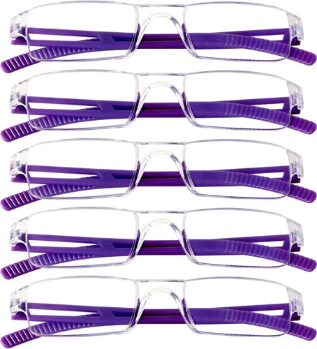 Miniatura 37 de VisionGlobal 2 pares de anteojos de lectura, anteojos bloqueadores de luz azul, anteojos de lectura para computadora para mujeres y hombres, marco 2
