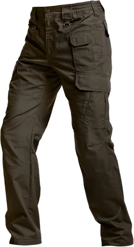 Miniatura 4 de CQR Pantalones tácticos para hombre, resistentes al agua, pantalones cargo Ripstop, ligeros EDC trabajo, senderismo, ropa para exteriores