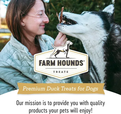 Miniatura 3 de Farm Hounds - Mollejas de pato - Carne seca natural prémium para perros - 100% pato criado humanamente - Rompe al tamaño - Excelente