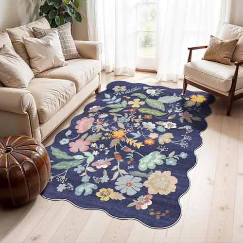Miniatura 178 de Alfombra lavable para pasillo - 2x7 alfombras de cocina, alfombra para entrada, alfombra vintage, suave, alfombra antideslizante para piso, alfombra
