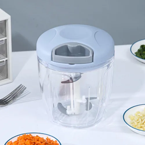Miniatura 4 de Magik 1-2 piezas batidora de mano herramienta de cocina jalar alimentos vegetales picador procesador de rebanadora (33.8 fl oz/33.81 oz 1 paquete)