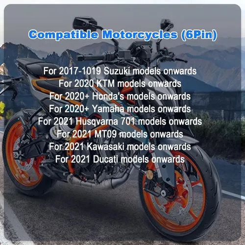 Miniatura 5 de Cable adaptador OBD2 2 en 1, cable de diagnóstico OBD para Euro5 para Guzzi para Vespa para Suzuki para Yamaha para Vespa para Honda para KTM