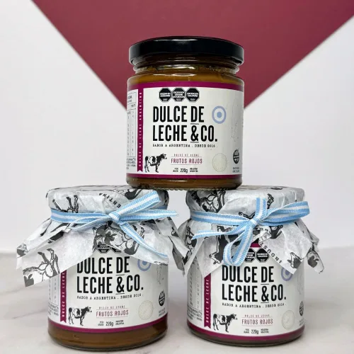 Miniatura 5 de Dulce de Leche & CO. Dulce de Leche Argentina - Leche de caramelo - DDL&CO Premium 7.8 oz - Sabor a frutas rojas (mediano, 3, cuenta)