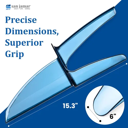 Miniatura 4 de Carlisle FoodService Products - Cuchara de hielo de plástico para cubeta de hielo, SI5500 policarbonato Saf-T-Scoop y sistema Guardian, 6 onzas a 10