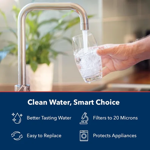 Miniatura 5 de US Water Systems Cartucho de filtro plisado de 2.5 x 9.75 pulgadas, 20 micrones, fabricado en los Estados Unidos
