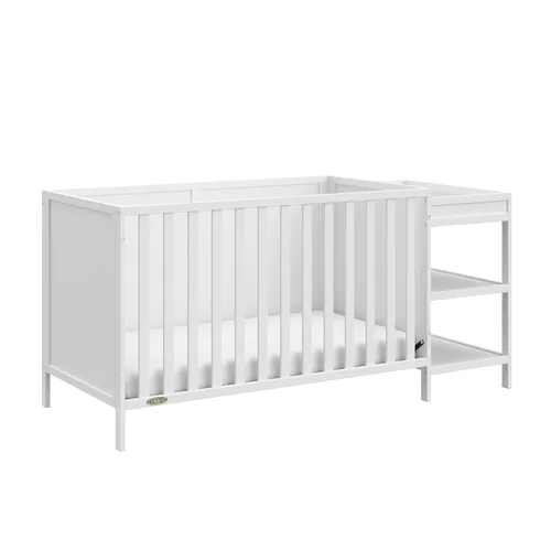 Miniatura 12 de Graco Theo Cuna convertible 3 en 1 para bebé, certificado GREENGUARD Gold, se convierte en cama y sofá cama para niños pequeños, se adapta a colchón