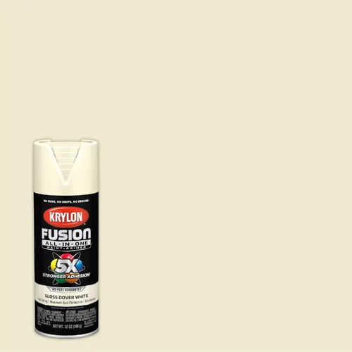 Miniatura 197 de Krylon Fusion - Pintura en aerosol adhesiva todo en uno para uso en interiores y exteriores, 12 onzas, aluminio