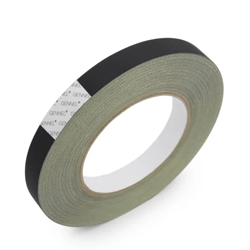 Cinta adhesiva eléctrica de tela negra, 0.5 pulg x 100 pies (12 mm x 30 M) Cinta adhesiva de tela de acetato aislante, resistente al calor, para