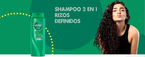 Miniatura 5 de Sedal Rizos Definidos Champú 2 en1 11.5 fl oz