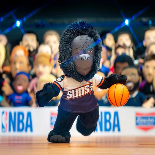 Miniatura 5 de Bleacher Creatures Phoenix Suns Gorilla - Figura de peluche de mascota de la NBA de 10 pulgadas, una mascota para jugar o exhibir Phoenix Suns