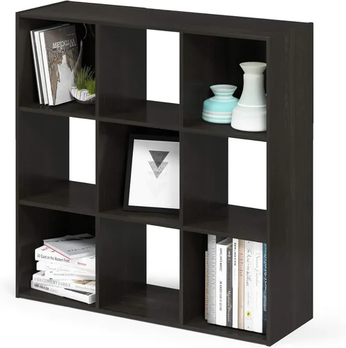 Miniatura 20 de Furinno - Estantería clásica para libros, estantes de almacenamiento, roble francés