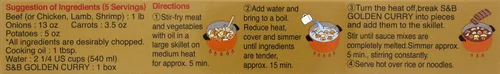 Miniatura 4 de S&B, Golden Curry - Mezcla de curry japonés, medio caliente, 3.2 oz